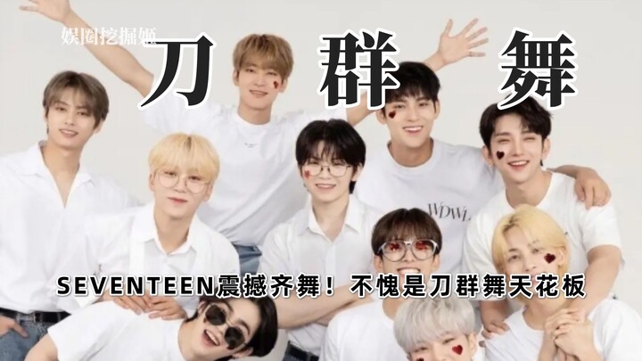 毫不夸张地说，没人能在刀群舞里打败seventeen！！