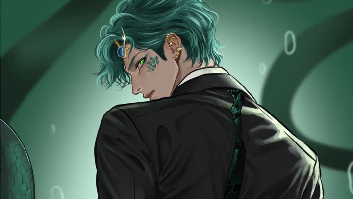 I admit that I used to speak a little louder to the Snake | Drawing | The Adventures of Little Carp 