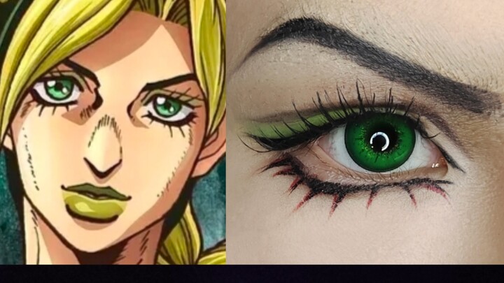 [Qi Guanqing] JoJo's Bizarre Adventure Kongtiao Xu Lun Cosplay Eye Makeup Tutorial (Brow Cover Tutor