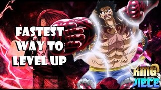 HOW TO LEVEL UP FAST on King Piece | Roblox |