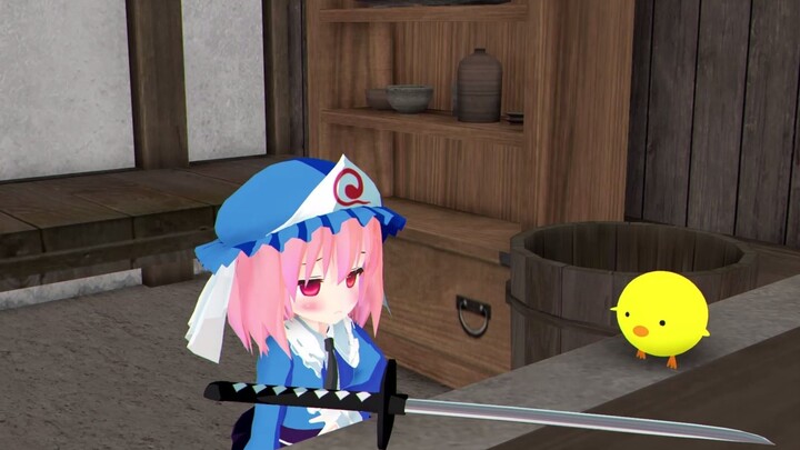【Touhou MMD】Little Youyouzi is hungry