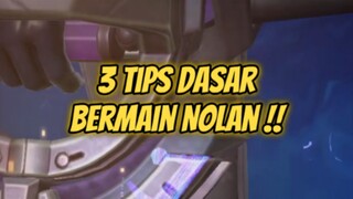 Ini dia 3 tips dasar bermain Nolan, menurut kalian gimana nih ? #Bstationmlbb #Bestofbest #mlbb