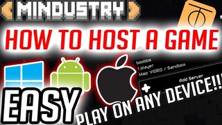 EASY | How To Host A Game In Mindustry (or any game!!!)