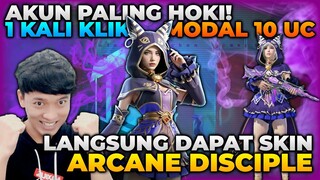 AKUN PALING HOKI DI PUBG M , MODAL 10 UC 1X KLIK LANGSUNG DAPAT SKIN ARCANE DISCIPLE!! - PUBG MOBILE