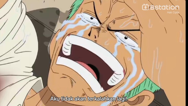 Momen zoro berjanji pada Luffy untuk terus menjadi lebih kuat 👹