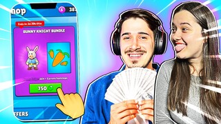 IMPE I JA SMO DOBILI SKIN OD STUMBLE GUYS-a! :O