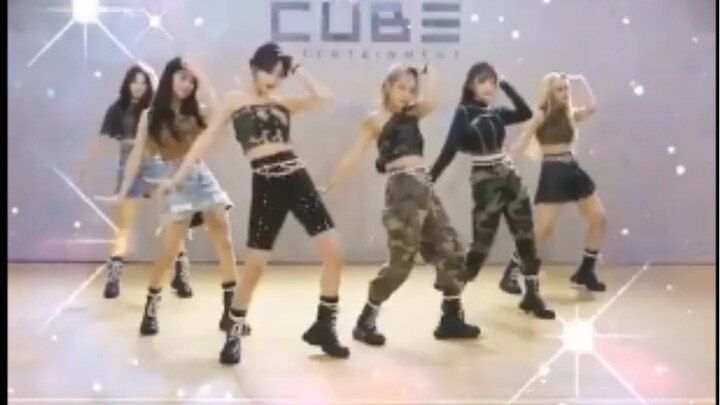 gidle 考古女娃不常见舞蹈视频