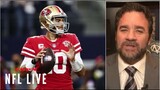 NFL LIVE| Jeff on  49ers Reportedly Aren't Ready to Trade Jimmy G because of Trey Lance's immaturity