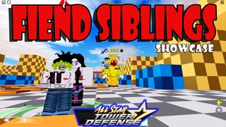 FIEND SIBLINGS (GYUTARO AND DAKI) SHOWCASE - ALL STAR TOWER DEFENSE