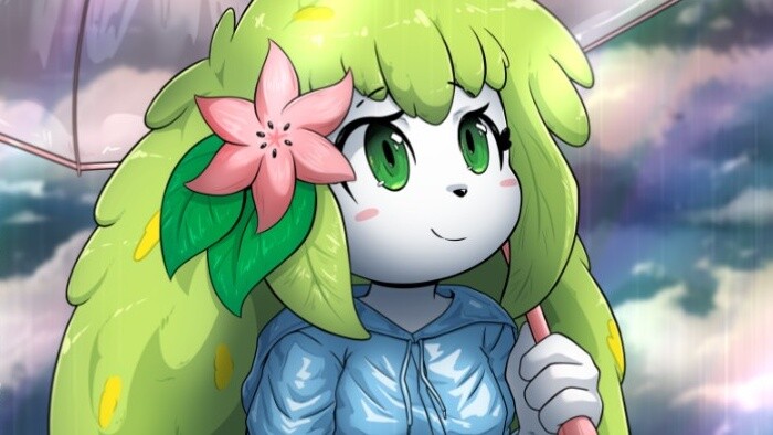 Do you like...grass hedgehog? She is really...super cute...I want to be with her...