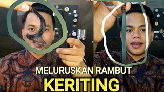 cara meluruskan rambut pria, dengan mudah dan cepat