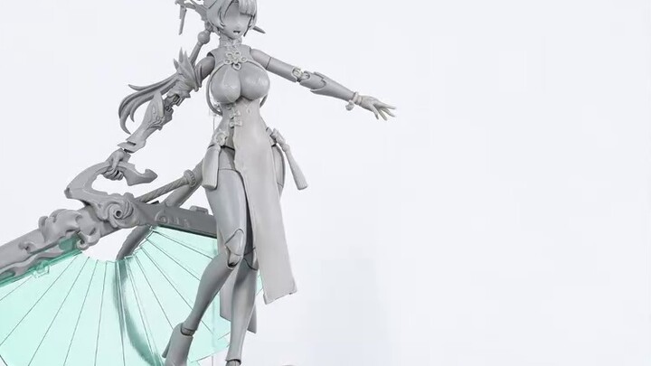The progress of the gray model of [Little Blue Dragon·Longji], the first product in the [Twelve Wars