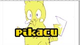 tutorial gambar pokemon pikacu