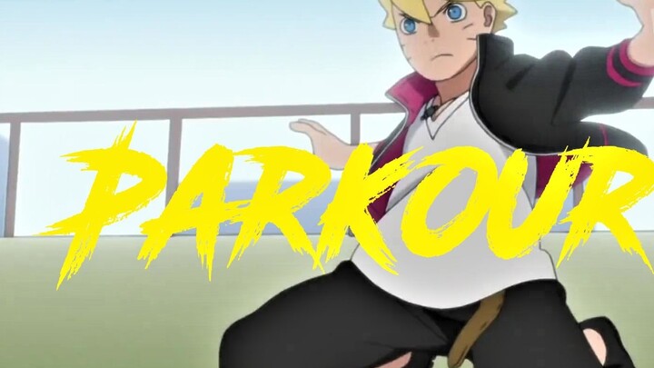 [MAD]Cut of parkour scenes in <Boruto>