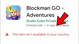 My Blockman Go was permanently deleted from Play Store...