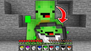 How To DRINK Mikey & JJ Milk In Minecraft Challenge (Maizen Mazien Mizen)