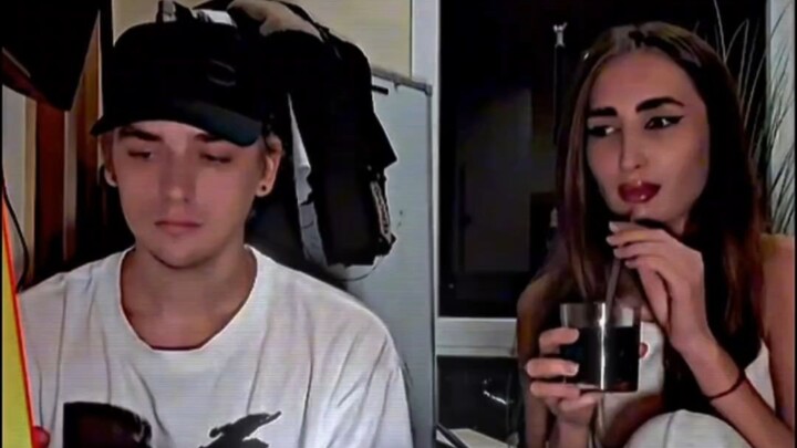 He looks like he's about to cry.