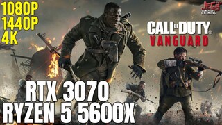 Call of Duty: Vanguard | Ryzen 5 5600x + RTX 3070 | 1080p, 1440p, 4K benchmarks!