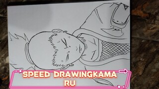 Drawing Narutofigure Sikamaru