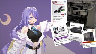 VTUBER Moona Hoshinova Mengungkap PC terbarunya  menghabiskan dana 83 juta Rupiah #VCreators