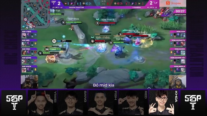 Chơi Là Phải Lật Kèo I Saigon Phantom vs VGaming p4