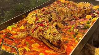 Grilled fish? Grilled crocodile