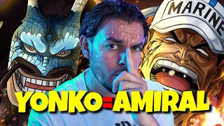 AMIRAL=YONKO! JE DEBUNK  @Ryo Sensei  ! NO SPOIL! ONE PIECE 1054