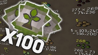 Completing 100 Farming Contracts on OSRS
