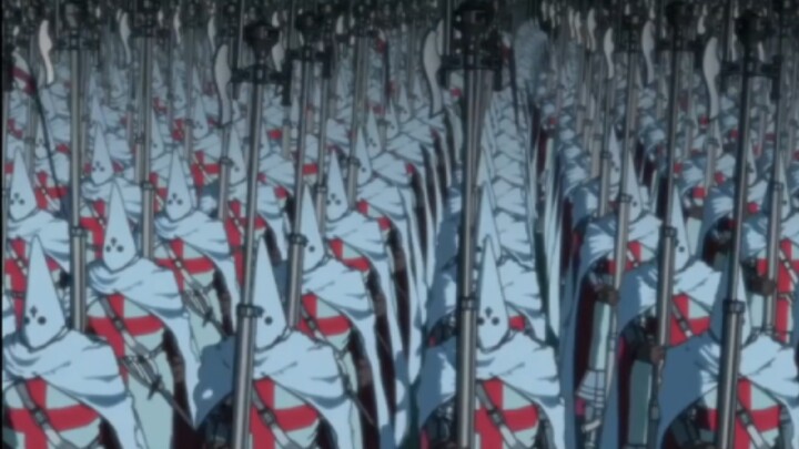 Crusaders in Anime (Hellsing - Vatican Camp)