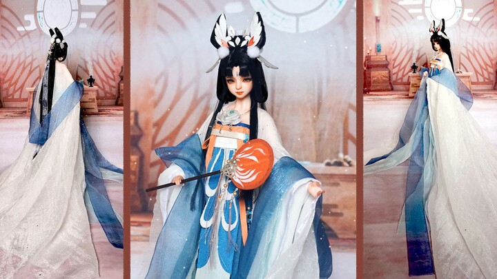 [Wigging Tutorial] All-Handmade Low-Cost Doll Transformation: “Honor of Kings Chang’e – Ru Meng Ling