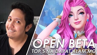 TOP 5 THINGS na Dapat Alam Mo sa Wild Rift Open Beta