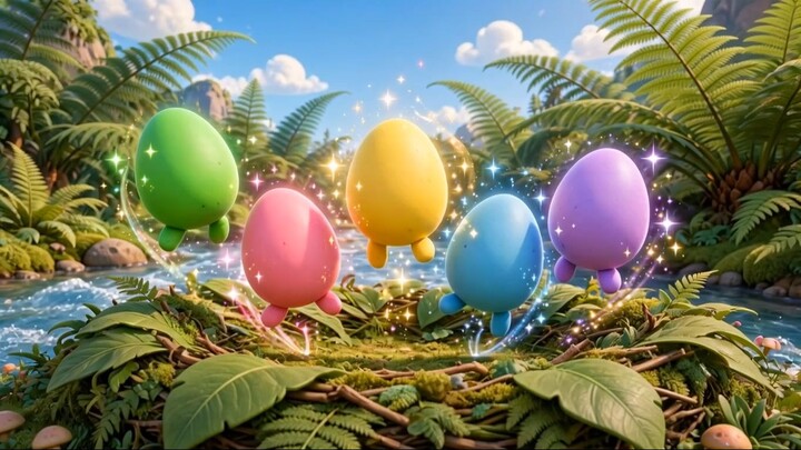 Eggs Baby Dino
