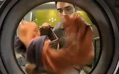 Drum Washing Machine for People