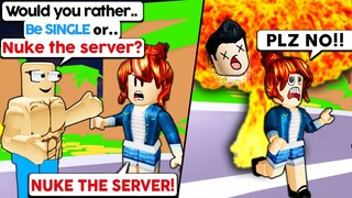 Roblox admin WOULD YOU RATHER...