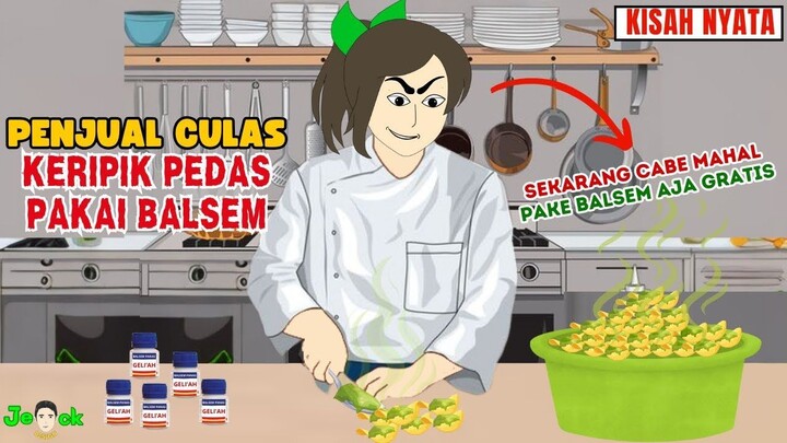PENJUAL CULAS KERIPIK PEDAS PAKAI BALSEM  SINETRON AZAB
