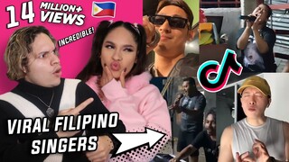 The Singing Acrobats of The Philippines🤸 | Latinos react to Viral Filipino Singing TIKTOKS | Vol 20