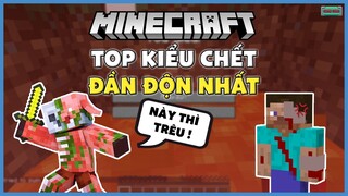 TOP cách CHẾT NGU trong Minecraft