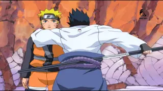 Naruto went to Sasuke's lair and was almost killed by Sasuke