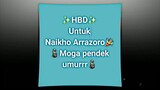 hbd tuk Naikho (ultah ke 15 tahun🗿)