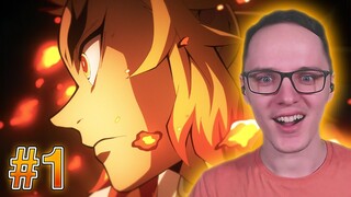 Demon Slayer: Mugen Train Arc Episode 1 REACTION/REVIEW! - RENGOKU IS A BEAST!!