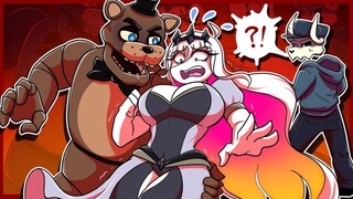 [Teks bahasa Mandarin] Freddy Fazbear dan Nikusa & Tubby's Night of Horror (dubbing komik FNAFXFNF)