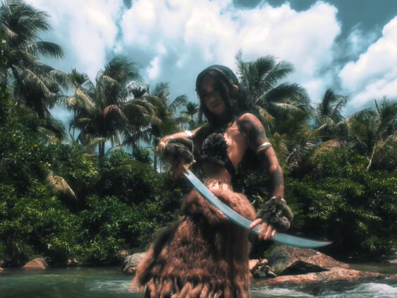 Strength is a kind of primitive beauty