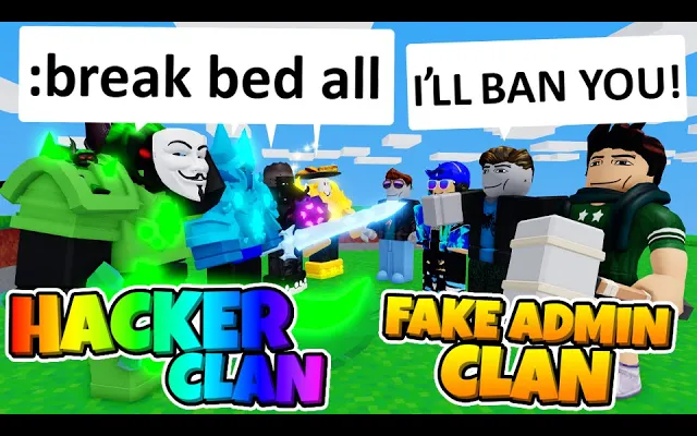 HACKER VS ADMIN NO ROBLOX 