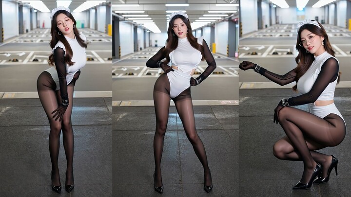 [Long-Legged Maid] Mini Skirt Dance Cover ❤ Full of Contrasts!