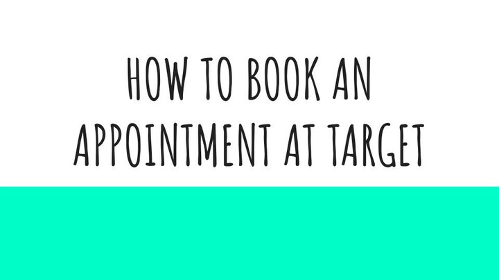 How to book an appointment at Target