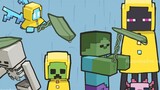 [Tulisan Tangan Minecraft] Hari Hujan, Perlengkapan Hujan, dan MOB [Animasi Minecraft]