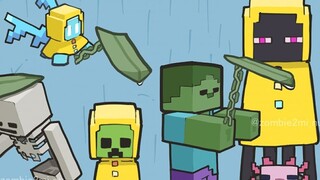 [Minecraft Handwritten] Rainy Days, Rain Gear and MOBs [Minecraft Animation]