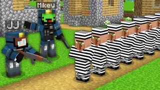 How Baby Mikey & JJ Became FBI in Minecraft Challenge (Maizen Mazien Mizen)