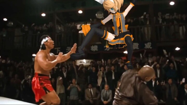 Meiko and Neru rivalry in the movie Blood sport