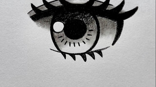 Cara menggambar mata begitu mudah, apakah kamu sudah mempelajarinya? #menggambartangan #gambarcepat 